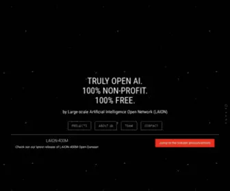 Laion.ai(Home) Screenshot
