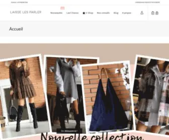 Laisse-Les-Parler.com(Mode creative et tendance) Screenshot