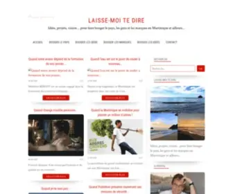 Laissemoitedire.com(Laisse-moi te dire) Screenshot