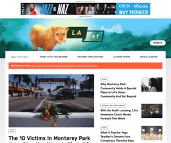 Laist.com(Local and national news) Screenshot