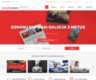 Laisvalaikiodovanos.lt(LAISVALAIKIO DOVANOS) Screenshot