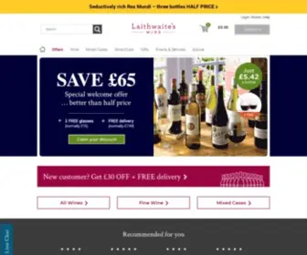 Laithwaites.co.uk(Buy Wine Online) Screenshot