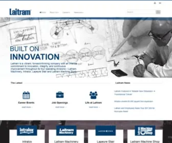 Laitram.com(Built on Innovation) Screenshot