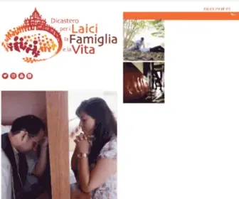 Laityfamilylife.va(Laici Famiglia e Vita) Screenshot