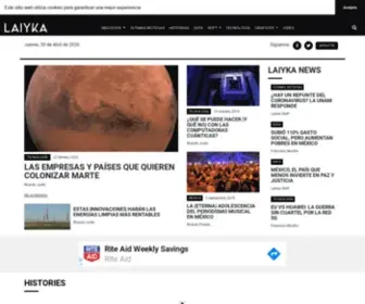 Laiyka.com(Historias y noticias de alcance espacial) Screenshot