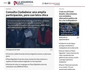 Laizquierdadiario.cl(La Izquierda Diario Chile) Screenshot