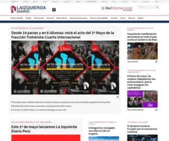 Laizquierdadiario.com.bo(La Izquierda Diario Bolivia) Screenshot