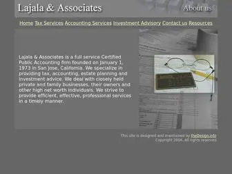 Lajala.com(Lajala Associates) Screenshot