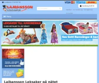 LajBansson.se(Lek loss med oss) Screenshot