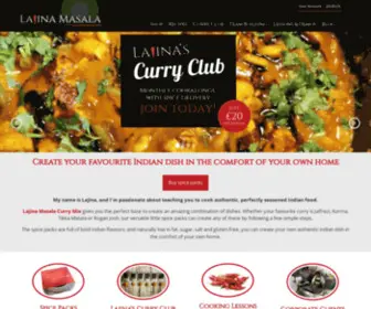 Lajinamasala.com(Spice up your life with Lajina MasalaSpice up your life with Lajina Masala) Screenshot