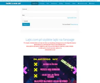 Lajki.com.pl(Zwiększ) Screenshot