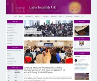 LajNa.org.uk(Lajna Ima’illah commonly known as Lajna) Screenshot