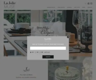 Lajoliemuse.com(LA JOLIE MUSE) Screenshot