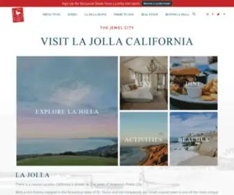 Lajolla.com(La Jolla's #1 Guide to Beaches) Screenshot