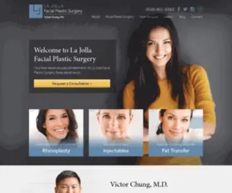 Lajollafacialplasticsurgery.com(La Jolla Facial Plastic Surgery in San Diego) Screenshot