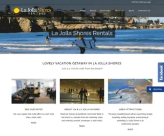 Lajollashoresrentals.com(La Jolla Shores Rentals) Screenshot