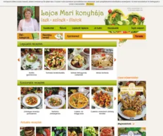 Lajosmari.hu(Lajos Mari konyhája) Screenshot