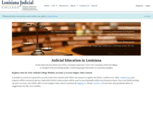 Lajudicialcollege.org(Lajudicialcollege) Screenshot