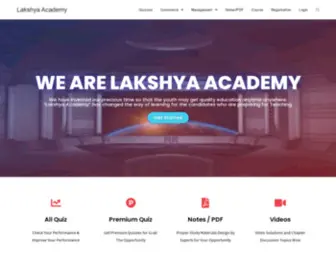 Lakacademy.in(Lakshya Academy) Screenshot