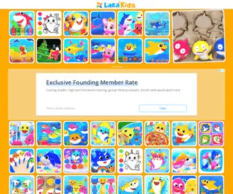 Lakakids.com(Free Online Games for Kids) Screenshot