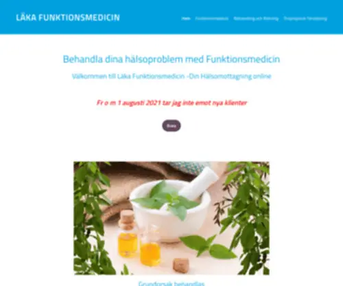 Lakamed.se(Funktionsmedicin) Screenshot