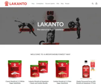 Lakanto.com.au(Lakanto AU official website) Screenshot