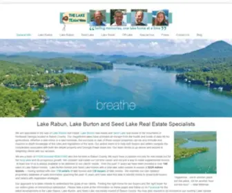 Lake-Burton-Rabun.com(Lake Rabun and Lake Burton Real Estate) Screenshot
