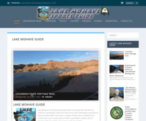 Lake-Mohave.com(Lake Mohave Guide) Screenshot