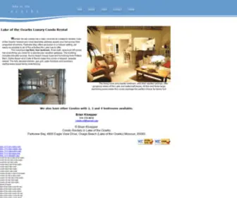 Lake-Ozark-Condo-Rental.com(Luxury Condos for rent at Parkview Bay at the Lake of the Ozarks) Screenshot