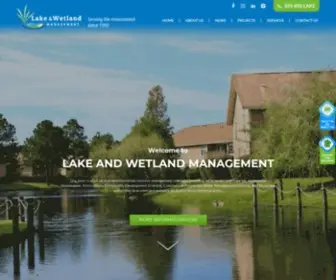 Lakeandwetland.com(Lake Cleaning & Restoration in Florida) Screenshot