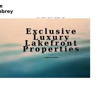 Lakeangelus.net(Luxury Lakefront Real Estate) Screenshot