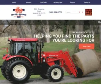 Lakeannatractor.com(Home Lake Anna Tractor & Hardware Mineral) Screenshot