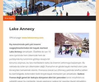 Lakeannecy-Skiresorts.com(Fransa Lac d'Annecy Kayak Merkezleri) Screenshot