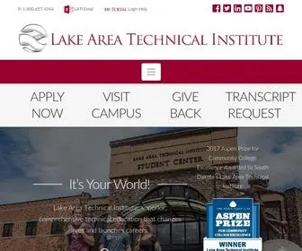 Lakeareatech.edu(Lake area technical college) Screenshot