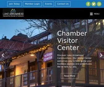 Lakearrowheadchamber.com(Official site of the Lake Arrowhead Communities Chamber of Commerce) Screenshot