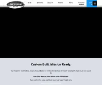 Lakeassault.com(Custom Built. Mission Ready. Your mission) Screenshot