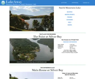 Lakeaway.com(LakeAway on Smith Mountain Lake) Screenshot