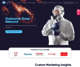 Lakeb2B.com(Custom B2B Data For Marketing & Sales) Screenshot