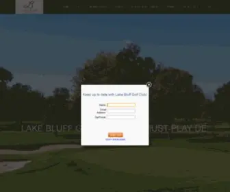 Lakebluffgolfclub.com(Lake Bluff) Screenshot