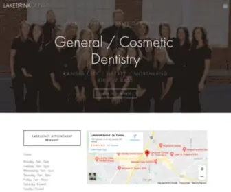 Lakebrinkdental.com(LAKEBRINK-MITTS DENTAL) Screenshot