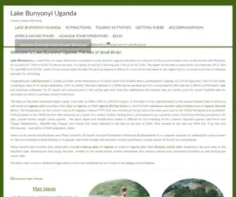 Lakebunyonyiuganda.com(LAKE BUNYONYI UGANDA) Screenshot