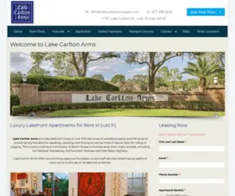 Lakecarltonarms.com(Apartments in Lutz) Screenshot