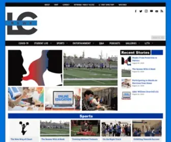 Lakecentralnews.com(The Student News Site of Lake Central High School) Screenshot