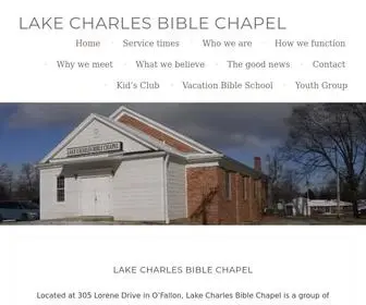 Lakecharlesbiblechapel.com(Glorify His Name) Screenshot