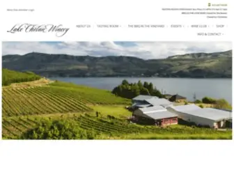 Lakechelanwinery.com(Unique, handcrafted wines from the Lake Chelan Valley) Screenshot