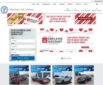 Lakechevroletclearlake.com(Pritchard's Lake Chevrolet in CLEAR LAKE) Screenshot