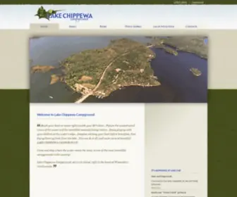 Lakechip.com(LAKE CHIPPEWA CAMPGROUND) Screenshot