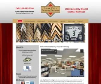 Lakecitypictureframing.com(Lake City Picture Framing) Screenshot