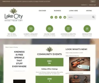 Lakecitysc.gov(Lake City) Screenshot