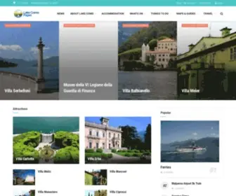 Lakecomopages.com(Your guide to lake como) Screenshot